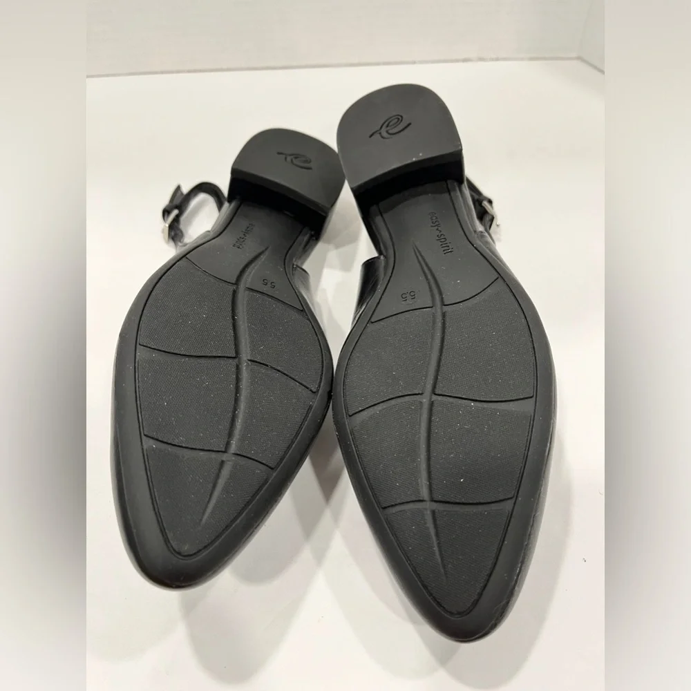 Easy Spirit Womens Cassius Pointed Toe Block Heel Pumps. Size 5.5. Color: Black‎